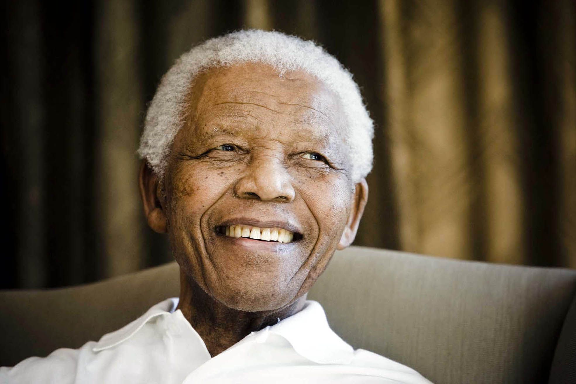 Nelson Mandela smiles during a meeting in Johannesburg in this file photo dated 2 June 2009. Mandela celebrates his 94th birthday on Wednesday. Picture: Nelson Mandela Foundation/SAPA