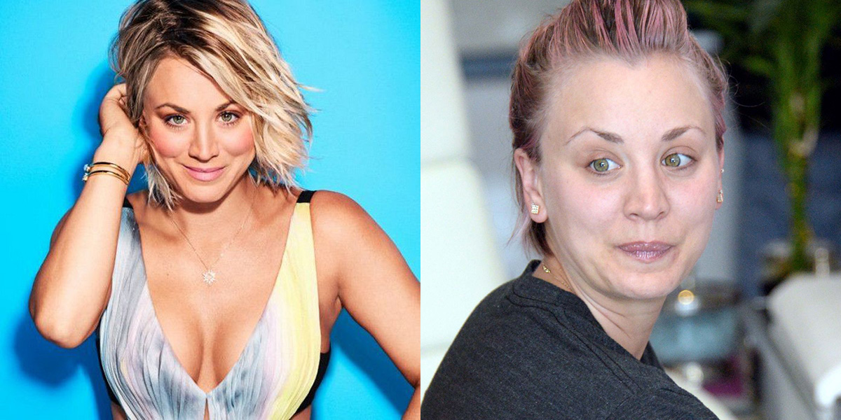 Blonde Cumshot Kaley Cuoco - 15 Most Manly Females In Hollywood | TheRichest