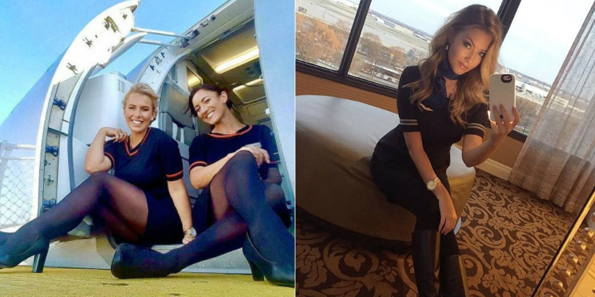 15 Hot Selfies From Flight Attendants Around The World