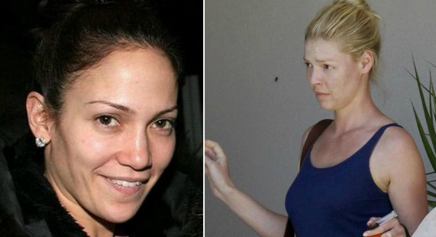 Celebrity No-Makeup Pics We Weren&rsquo;t Meant To See | TheRichest