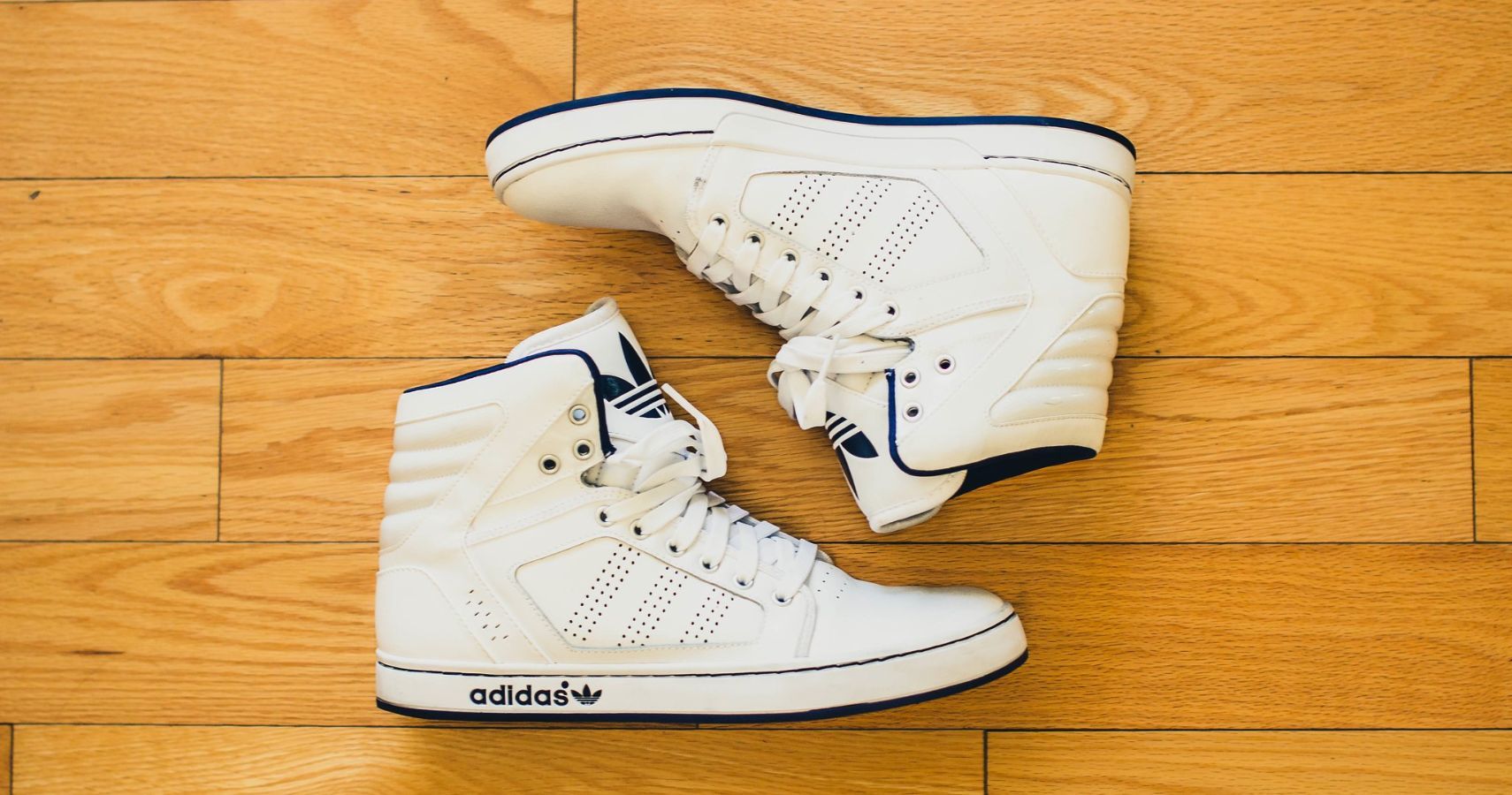 Adidas Retro Sneakers High Top Sky Rush Blue Leather Shoes Mens 9 US NWT |  eBay