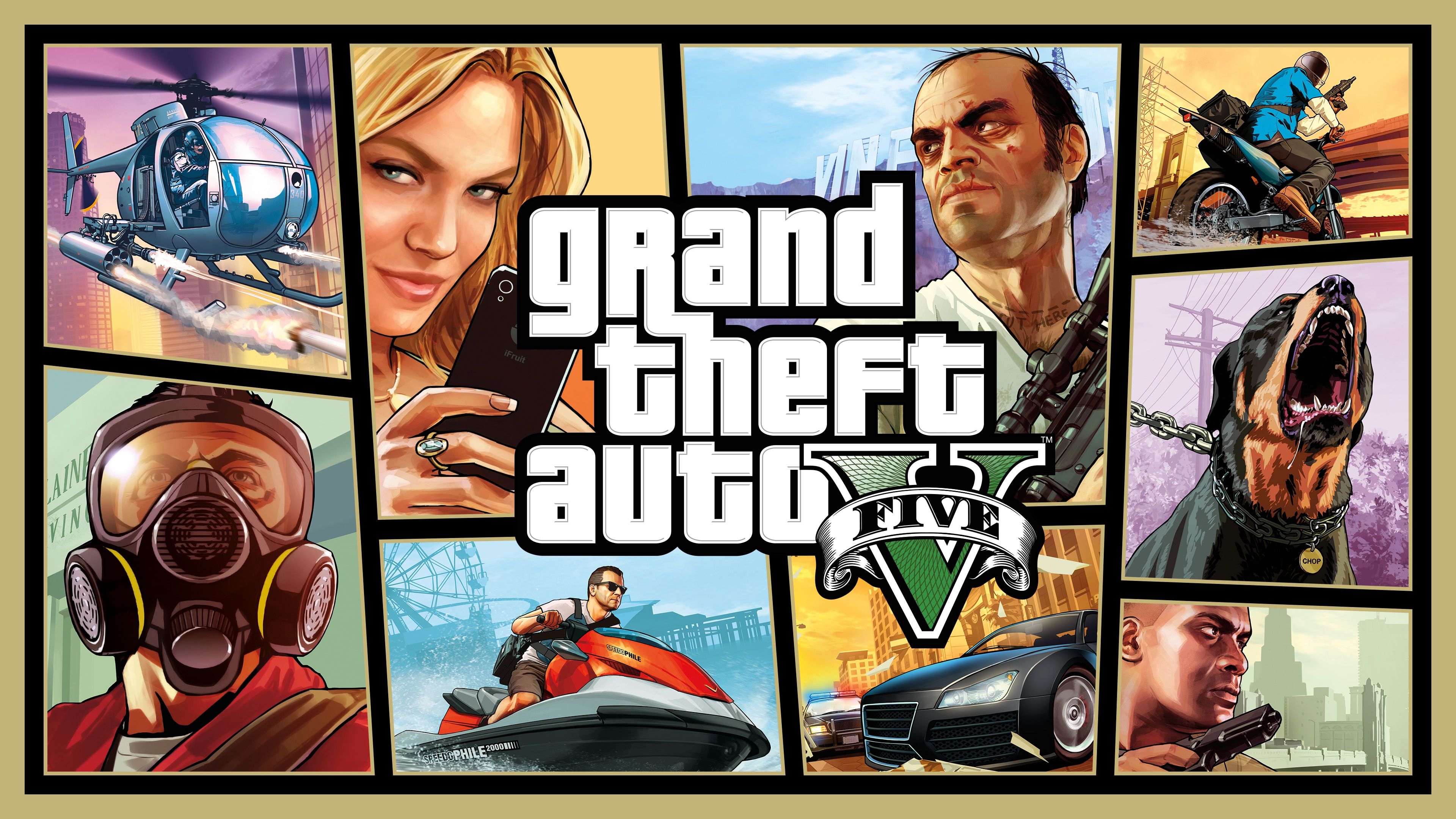 A Cover Image Of The Grand Theft Auto V