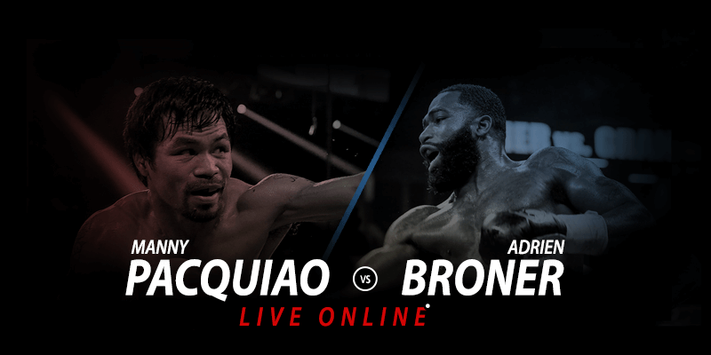 A Cover Photo Of The Pacquiao vs. Broner fight