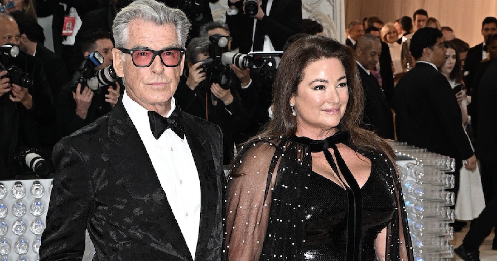 Pierce Brosnan and his wife Keely 