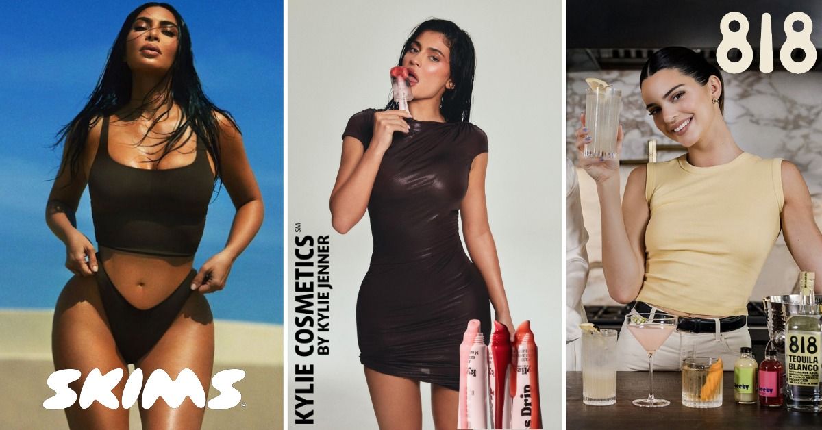 Kim Kardashian, Kendall, and Kylie Jenner Model 'Skims