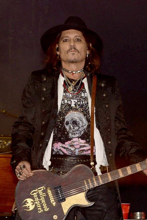 Johnny Depp in Hollywood Vampires Concert In Istanbul